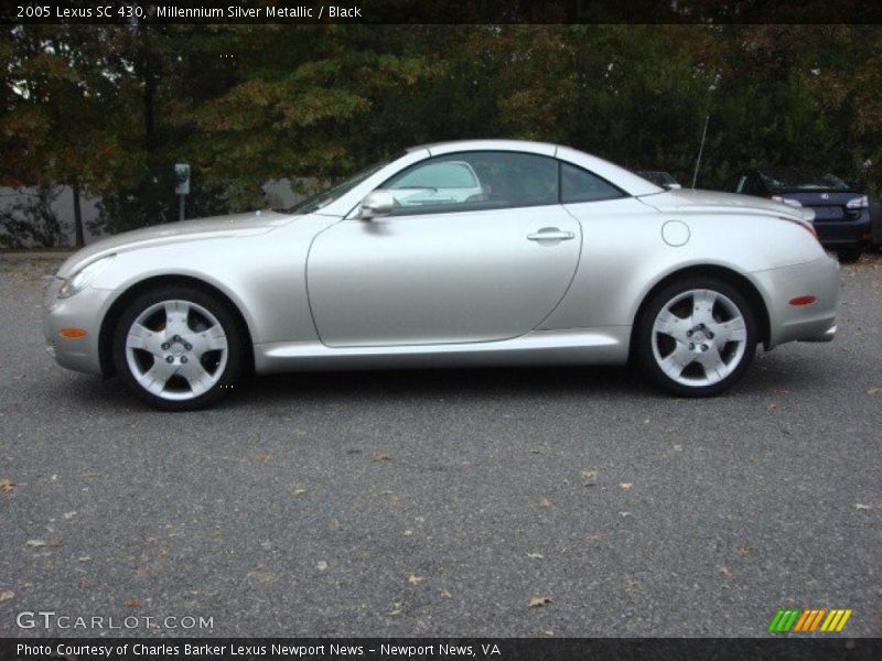 Millennium Silver Metallic / Black 2005 Lexus SC 430
