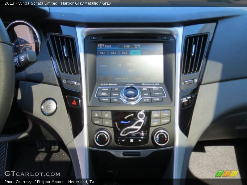 Harbor Gray Metallic / Gray 2013 Hyundai Sonata Limited