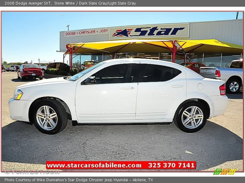 Stone White / Dark Slate Gray/Light Slate Gray 2008 Dodge Avenger SXT