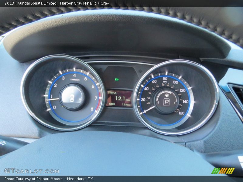 Harbor Gray Metallic / Gray 2013 Hyundai Sonata Limited