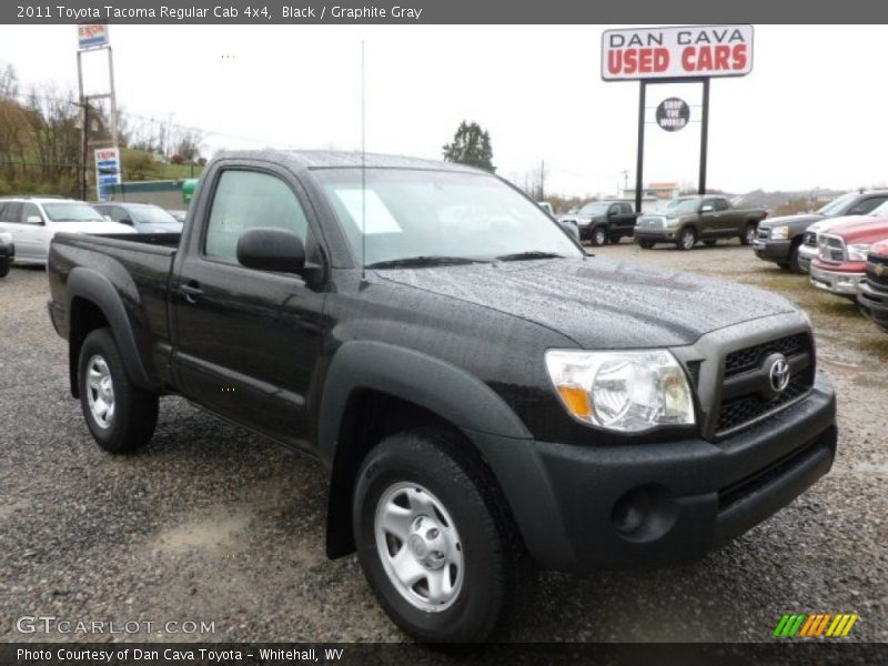Black / Graphite Gray 2011 Toyota Tacoma Regular Cab 4x4