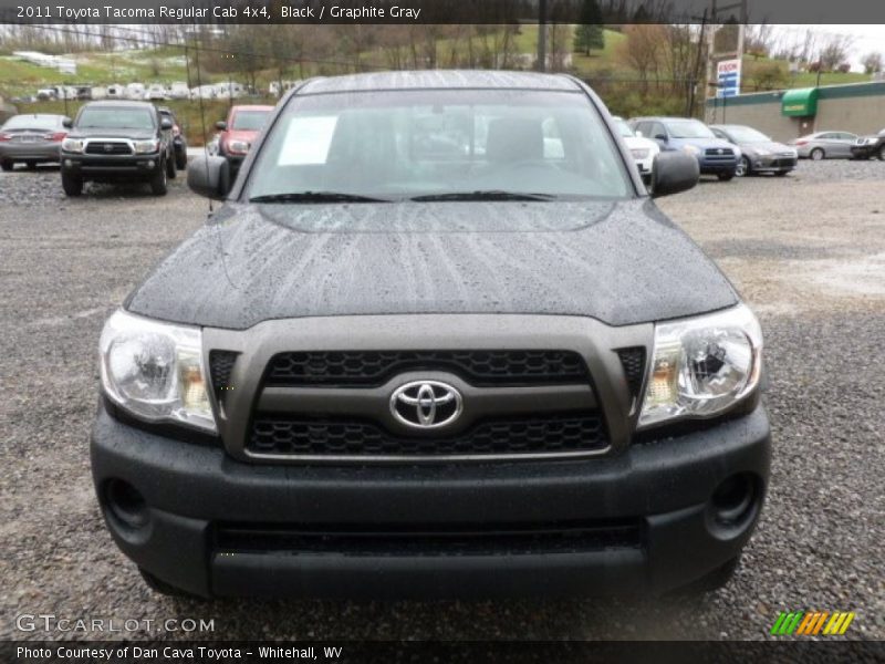 Black / Graphite Gray 2011 Toyota Tacoma Regular Cab 4x4