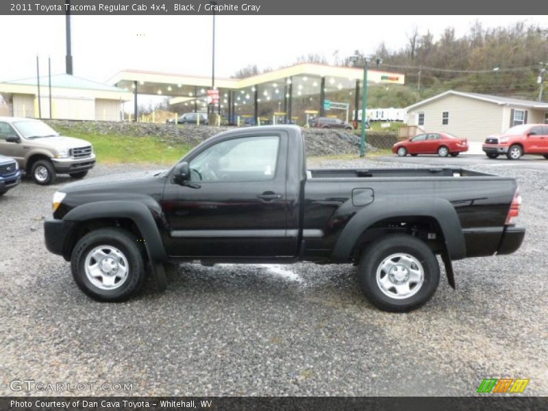 Black / Graphite Gray 2011 Toyota Tacoma Regular Cab 4x4