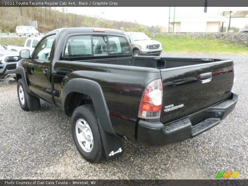 Black / Graphite Gray 2011 Toyota Tacoma Regular Cab 4x4