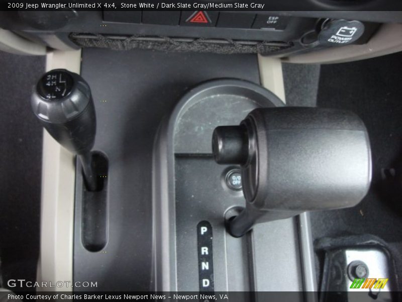 Stone White / Dark Slate Gray/Medium Slate Gray 2009 Jeep Wrangler Unlimited X 4x4