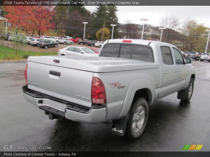 Silver Streak Mica / Graphite Gray 2008 Toyota Tacoma V6 TRD Sport Double Cab 4x4