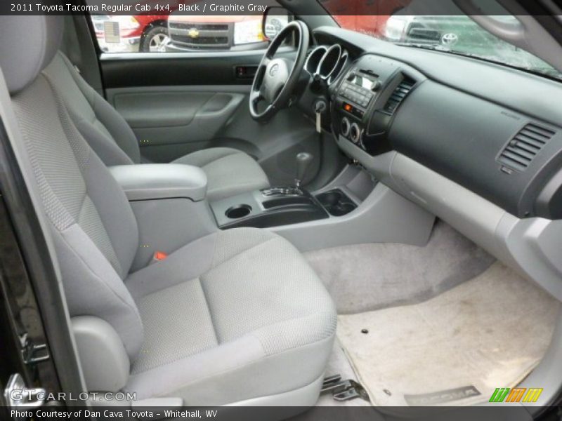 Black / Graphite Gray 2011 Toyota Tacoma Regular Cab 4x4