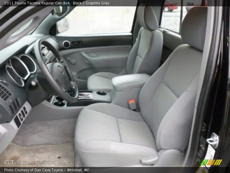 Black / Graphite Gray 2011 Toyota Tacoma Regular Cab 4x4