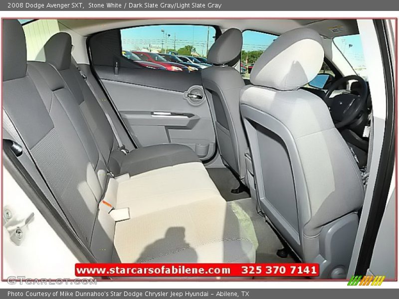 Stone White / Dark Slate Gray/Light Slate Gray 2008 Dodge Avenger SXT