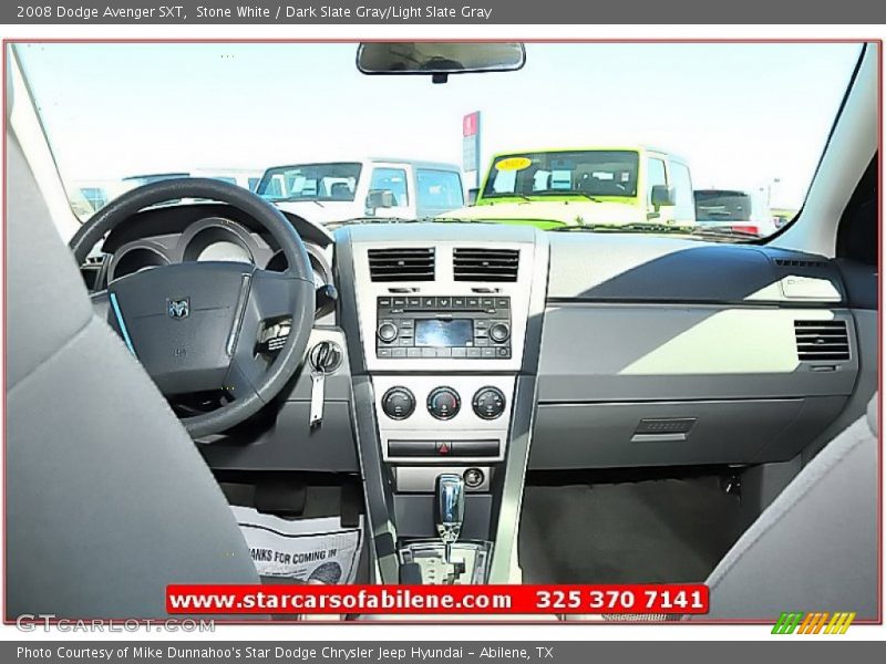 Stone White / Dark Slate Gray/Light Slate Gray 2008 Dodge Avenger SXT