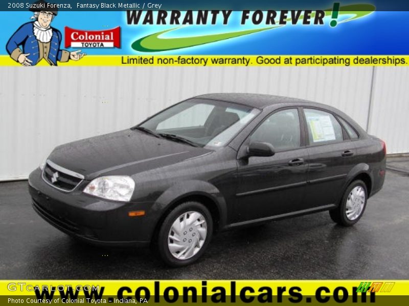 Fantasy Black Metallic / Grey 2008 Suzuki Forenza