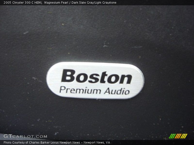 Magnesium Pearl / Dark Slate Gray/Light Graystone 2005 Chrysler 300 C HEMI