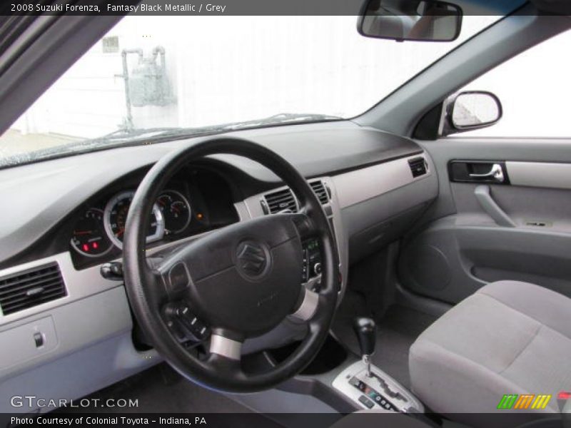 Fantasy Black Metallic / Grey 2008 Suzuki Forenza