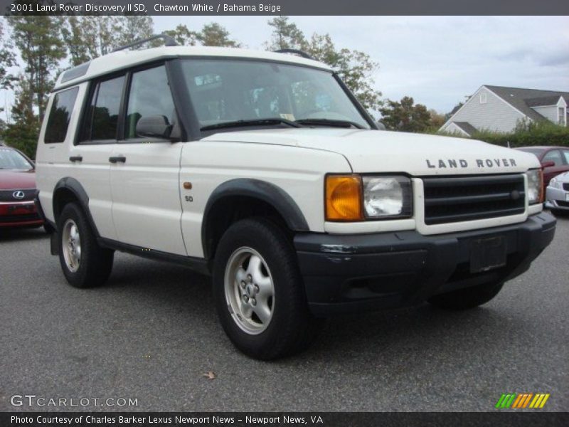 Chawton White / Bahama Beige 2001 Land Rover Discovery II SD