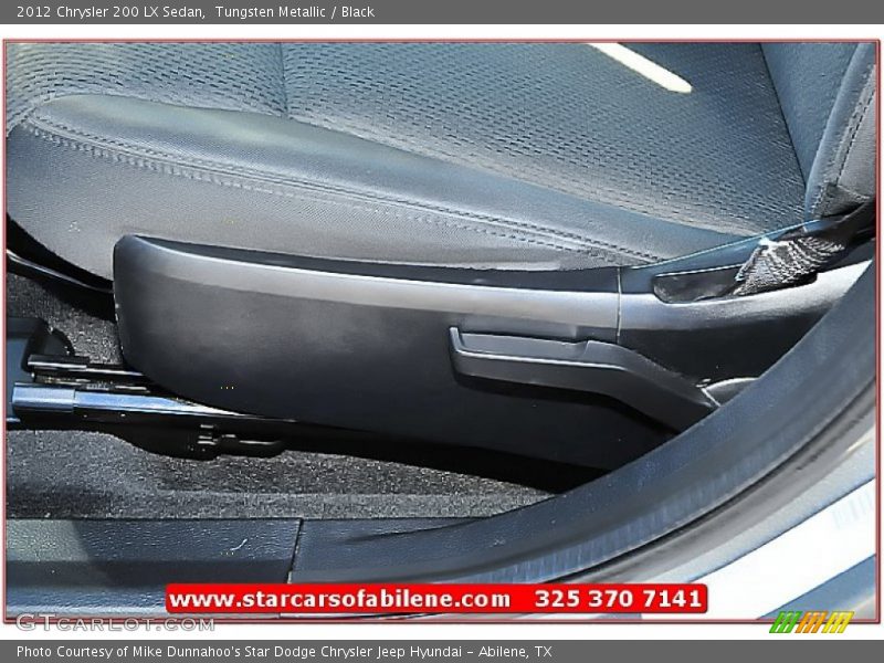 Tungsten Metallic / Black 2012 Chrysler 200 LX Sedan