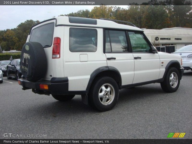 Chawton White / Bahama Beige 2001 Land Rover Discovery II SD