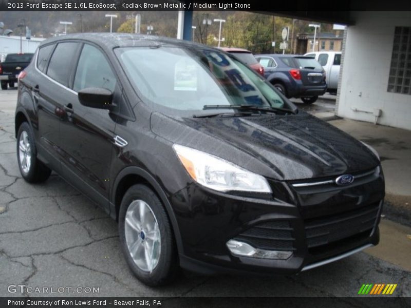 Kodiak Brown Metallic / Medium Light Stone 2013 Ford Escape SE 1.6L EcoBoost