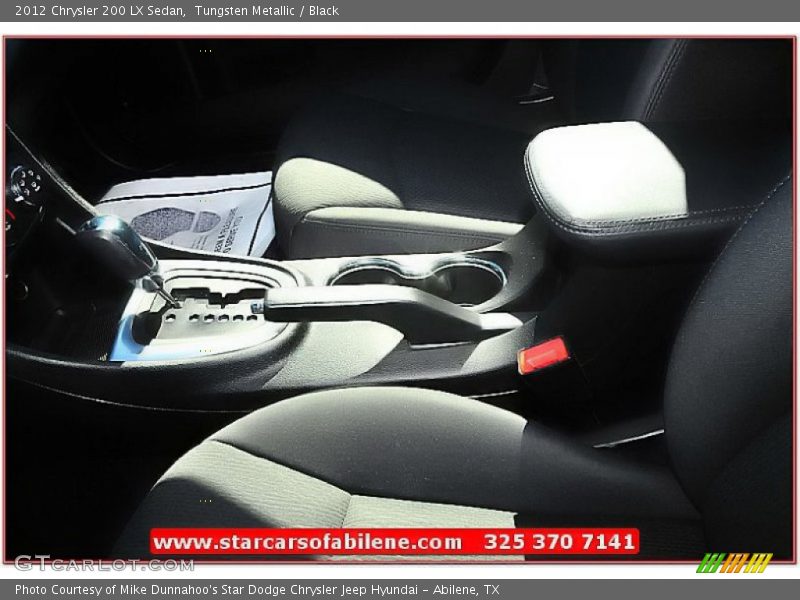 Tungsten Metallic / Black 2012 Chrysler 200 LX Sedan