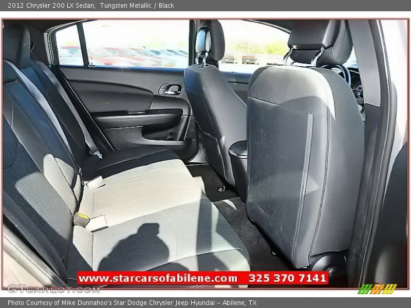 Tungsten Metallic / Black 2012 Chrysler 200 LX Sedan