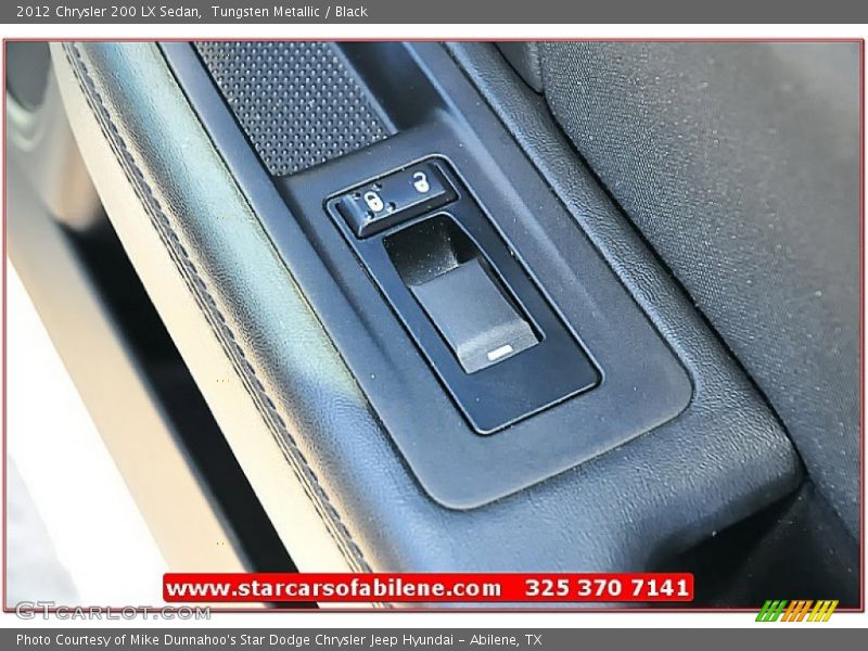 Tungsten Metallic / Black 2012 Chrysler 200 LX Sedan