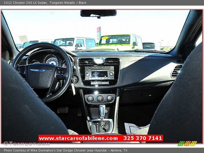 Tungsten Metallic / Black 2012 Chrysler 200 LX Sedan