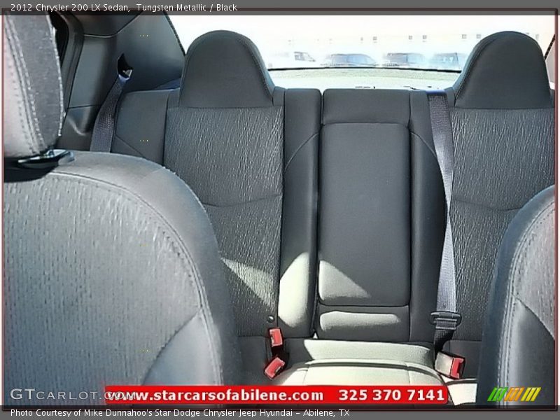 Tungsten Metallic / Black 2012 Chrysler 200 LX Sedan