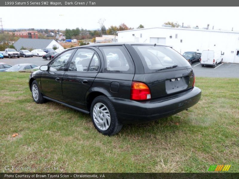 Dark Green / Tan 1999 Saturn S Series SW2 Wagon