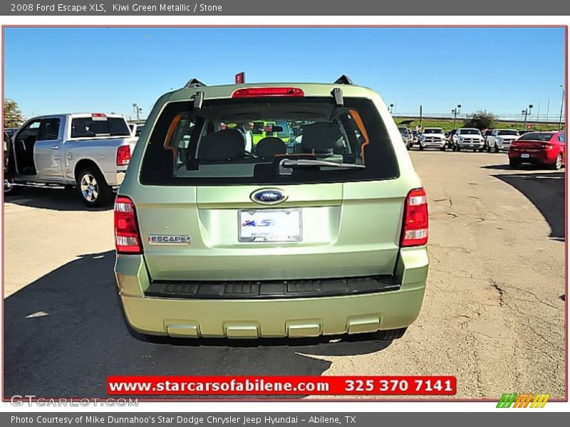 Kiwi Green Metallic / Stone 2008 Ford Escape XLS