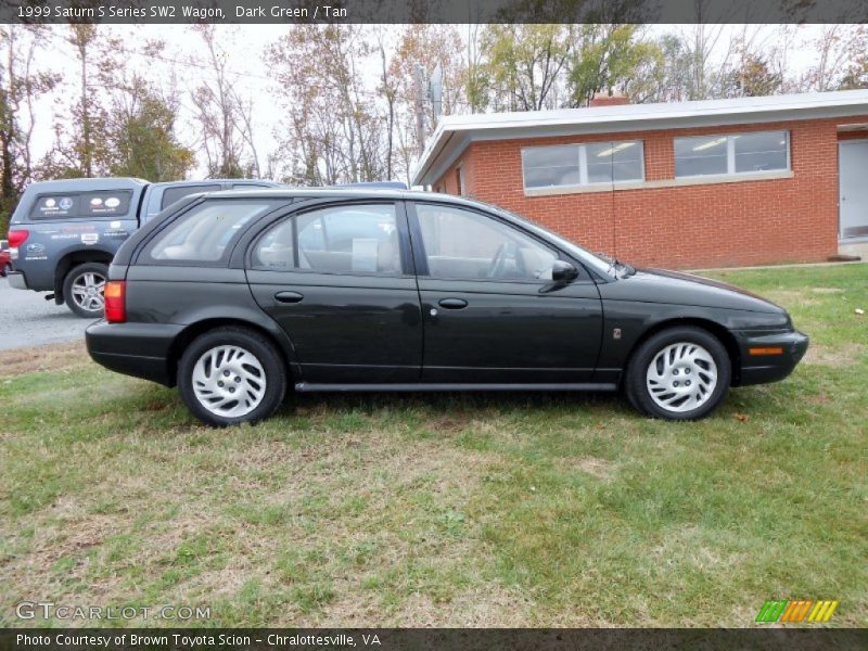 Dark Green / Tan 1999 Saturn S Series SW2 Wagon