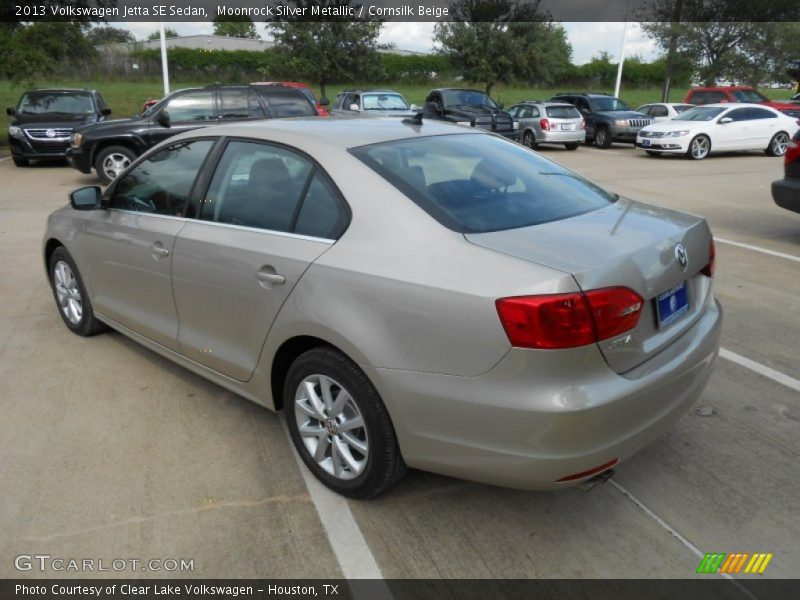 Moonrock Silver Metallic / Cornsilk Beige 2013 Volkswagen Jetta SE Sedan