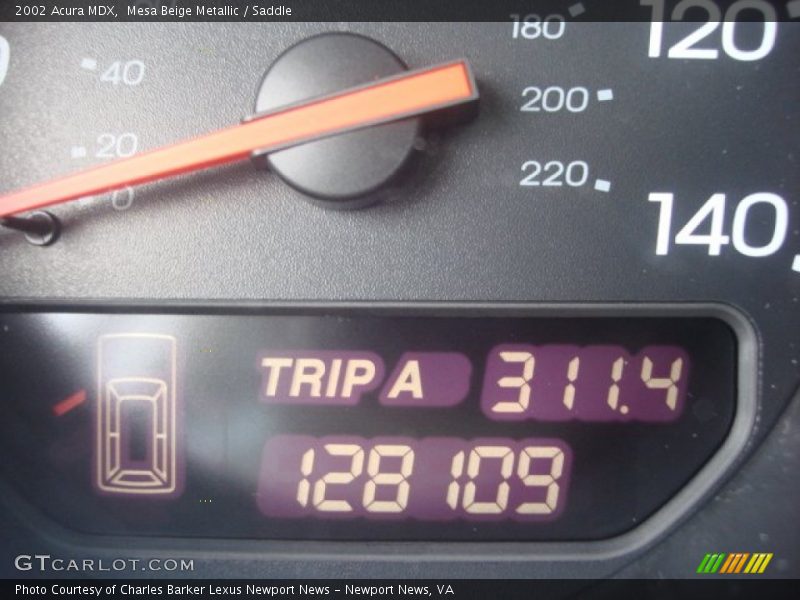 Mesa Beige Metallic / Saddle 2002 Acura MDX