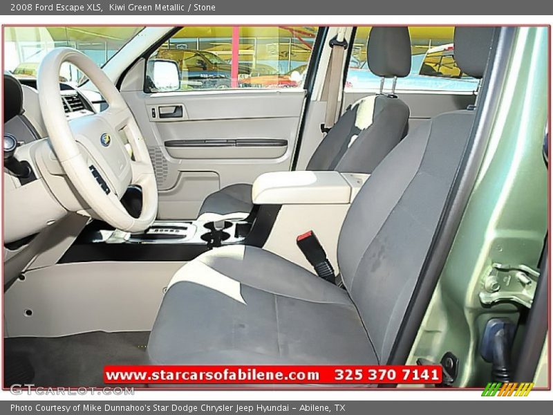 Kiwi Green Metallic / Stone 2008 Ford Escape XLS