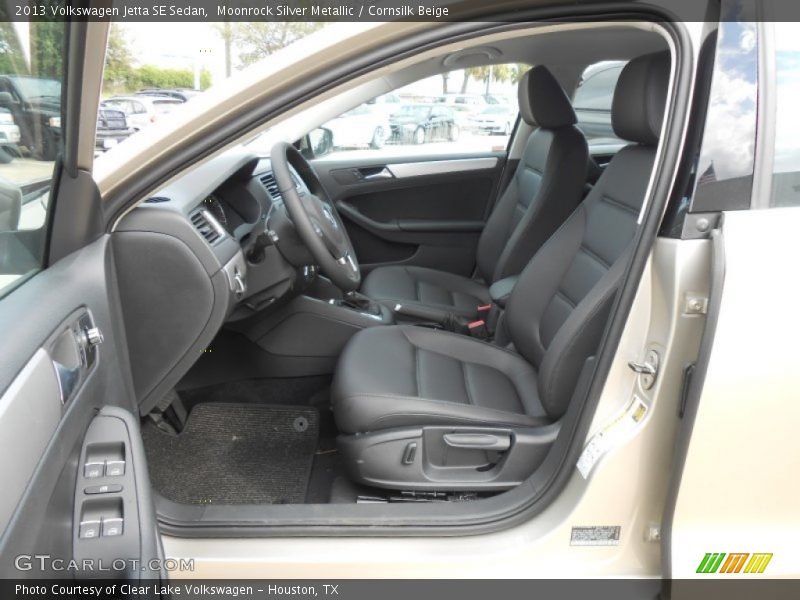 Moonrock Silver Metallic / Cornsilk Beige 2013 Volkswagen Jetta SE Sedan