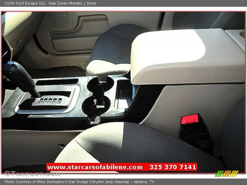 Kiwi Green Metallic / Stone 2008 Ford Escape XLS