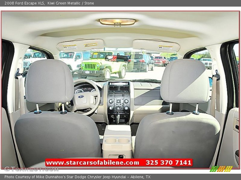 Kiwi Green Metallic / Stone 2008 Ford Escape XLS