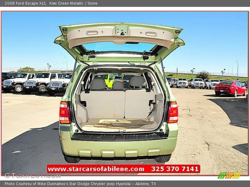 Kiwi Green Metallic / Stone 2008 Ford Escape XLS