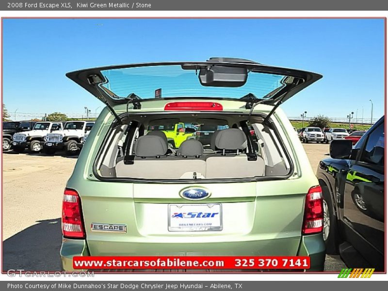 Kiwi Green Metallic / Stone 2008 Ford Escape XLS