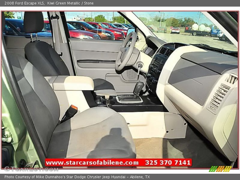 Kiwi Green Metallic / Stone 2008 Ford Escape XLS
