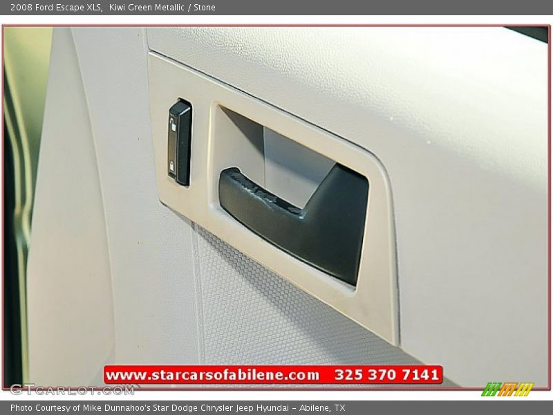 Kiwi Green Metallic / Stone 2008 Ford Escape XLS
