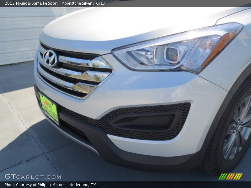 Moonstone Silver / Gray 2013 Hyundai Santa Fe Sport