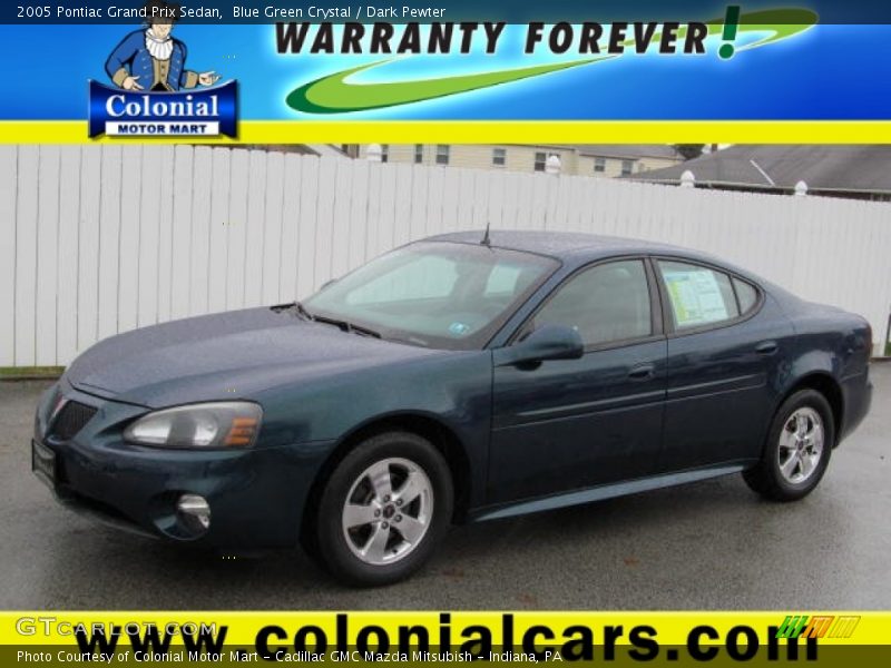 Blue Green Crystal / Dark Pewter 2005 Pontiac Grand Prix Sedan