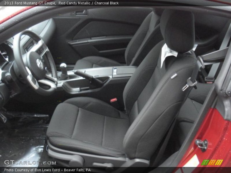 Front Seat of 2013 Mustang GT Coupe