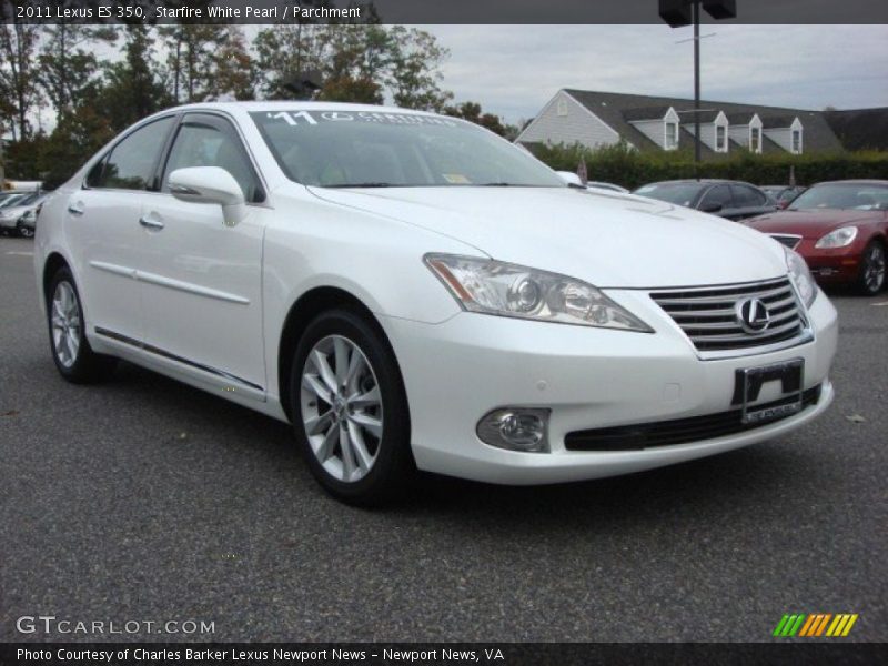 Starfire White Pearl / Parchment 2011 Lexus ES 350