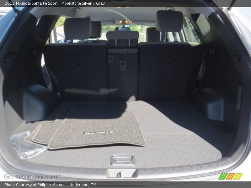 Moonstone Silver / Gray 2013 Hyundai Santa Fe Sport