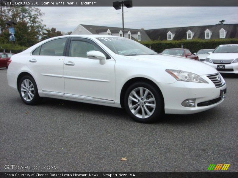 Starfire White Pearl / Parchment 2011 Lexus ES 350