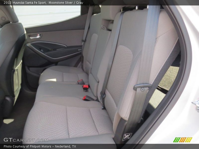 Moonstone Silver / Gray 2013 Hyundai Santa Fe Sport