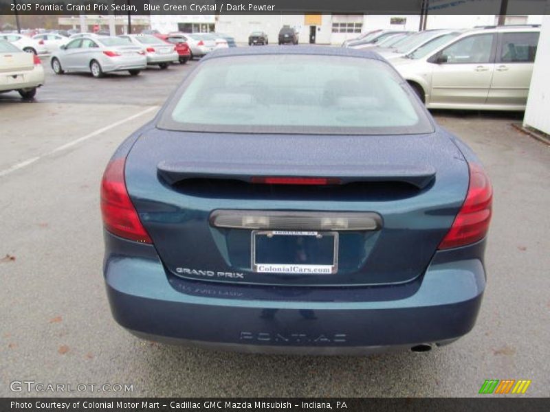 Blue Green Crystal / Dark Pewter 2005 Pontiac Grand Prix Sedan