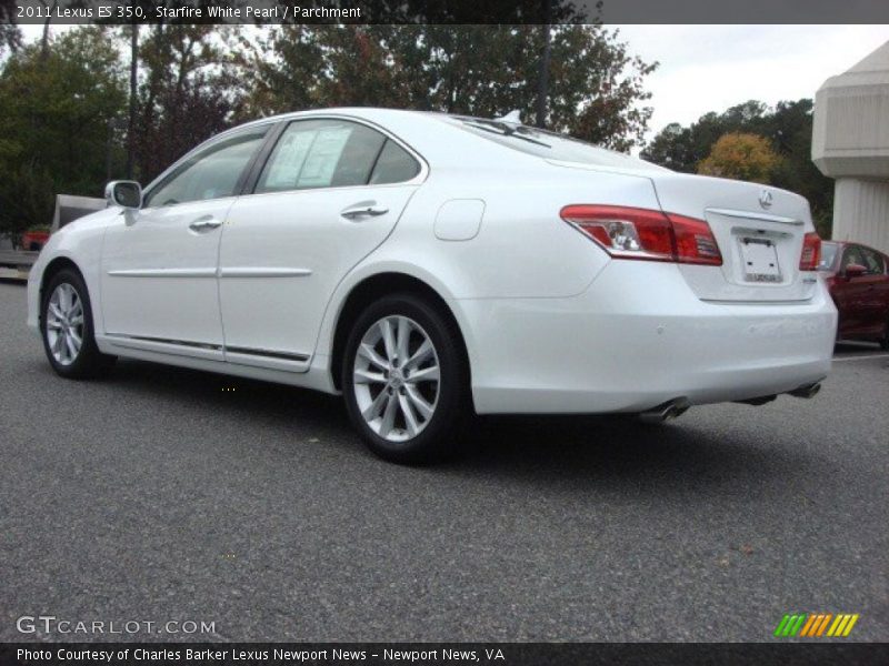 Starfire White Pearl / Parchment 2011 Lexus ES 350