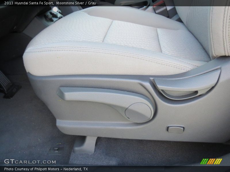 Moonstone Silver / Gray 2013 Hyundai Santa Fe Sport