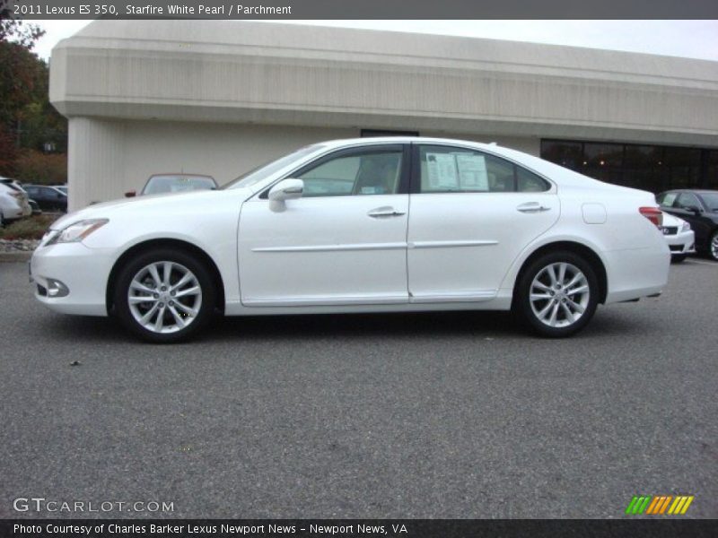 Starfire White Pearl / Parchment 2011 Lexus ES 350